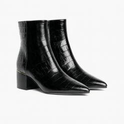 Thursday Boots - Women's Luna | Black Croco