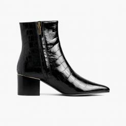 Thursday Boots - Women's Luna | Black Croco