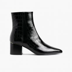 Thursday Boots - Women's Luna | Black Croco