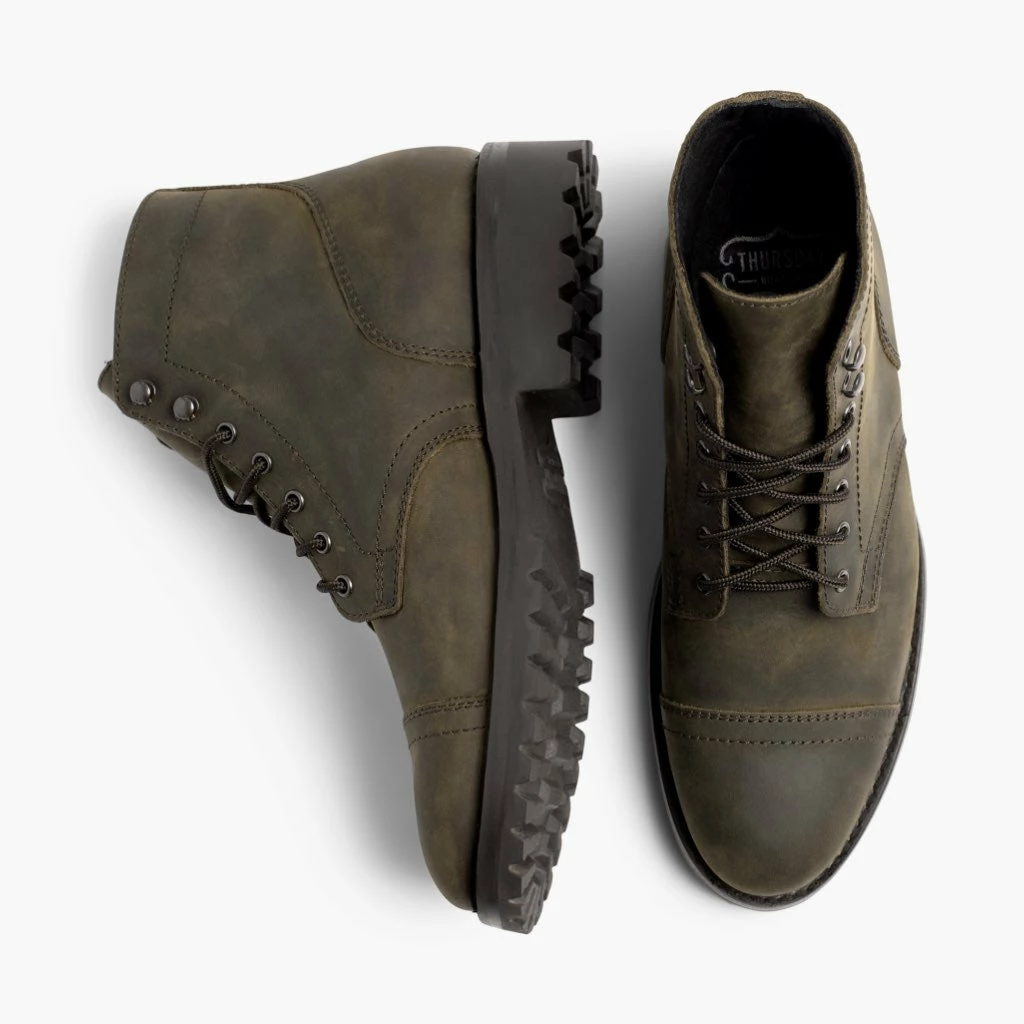 Thursday Boots - Men's Captain | Dark Olive Matte 5 Thursday Boots - Men's Captain | Dark Olive Matte