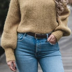 Thursday Boots - Accessories Women's Classic Leather Belt | Brown