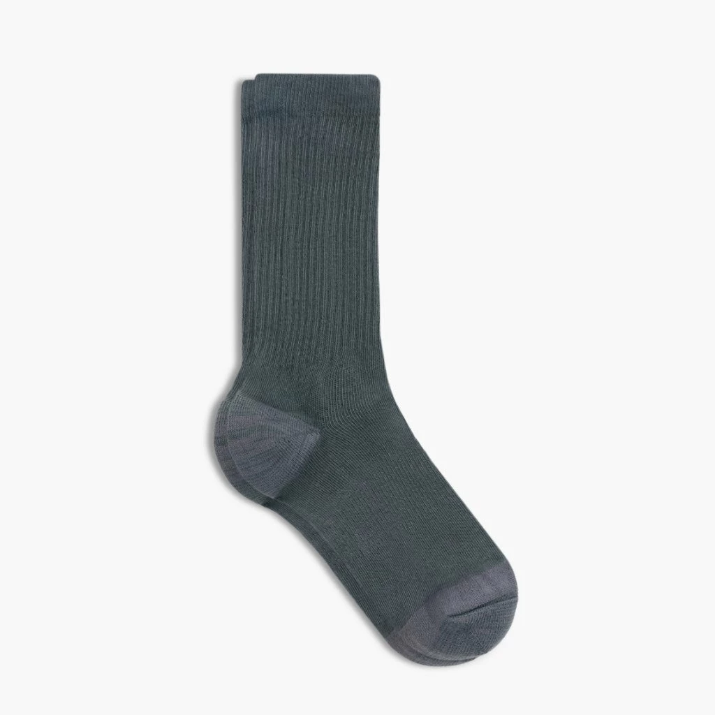 Thursday Boots - Accessories Men's Sodello Classic Crew Sock | Grey Socks 3 Thursday Boots - Accessories Men's Sodello Classic Crew Sock | Grey Socks