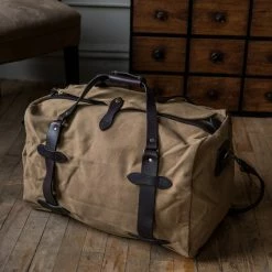 Thursday Threads - Filson Rugged Twill Duffle Bag | Tan Accessories & Apparel