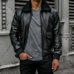 Thursday - Men's Jackets Flight Jacket | Black