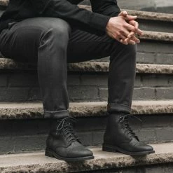 Thursday Threads - Kato Axe Slim Fit Chinos | Charcoal 14 Thursday Threads - Kato Axe Slim Fit Chinos | Charcoal