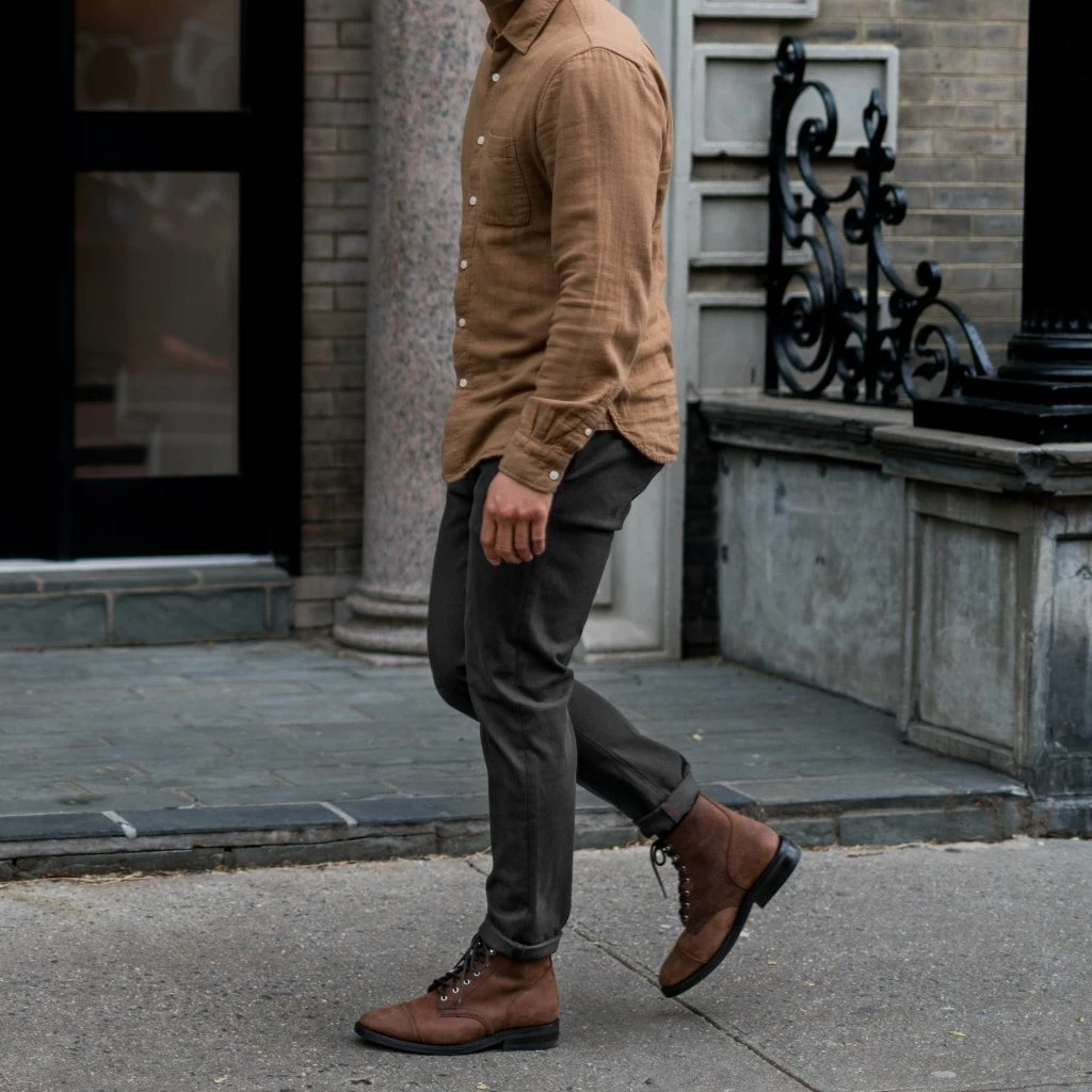 Thursday Threads - Kato Axe Slim Fit Chinos | Charcoal 9 Thursday Threads - Kato Axe Slim Fit Chinos | Charcoal
