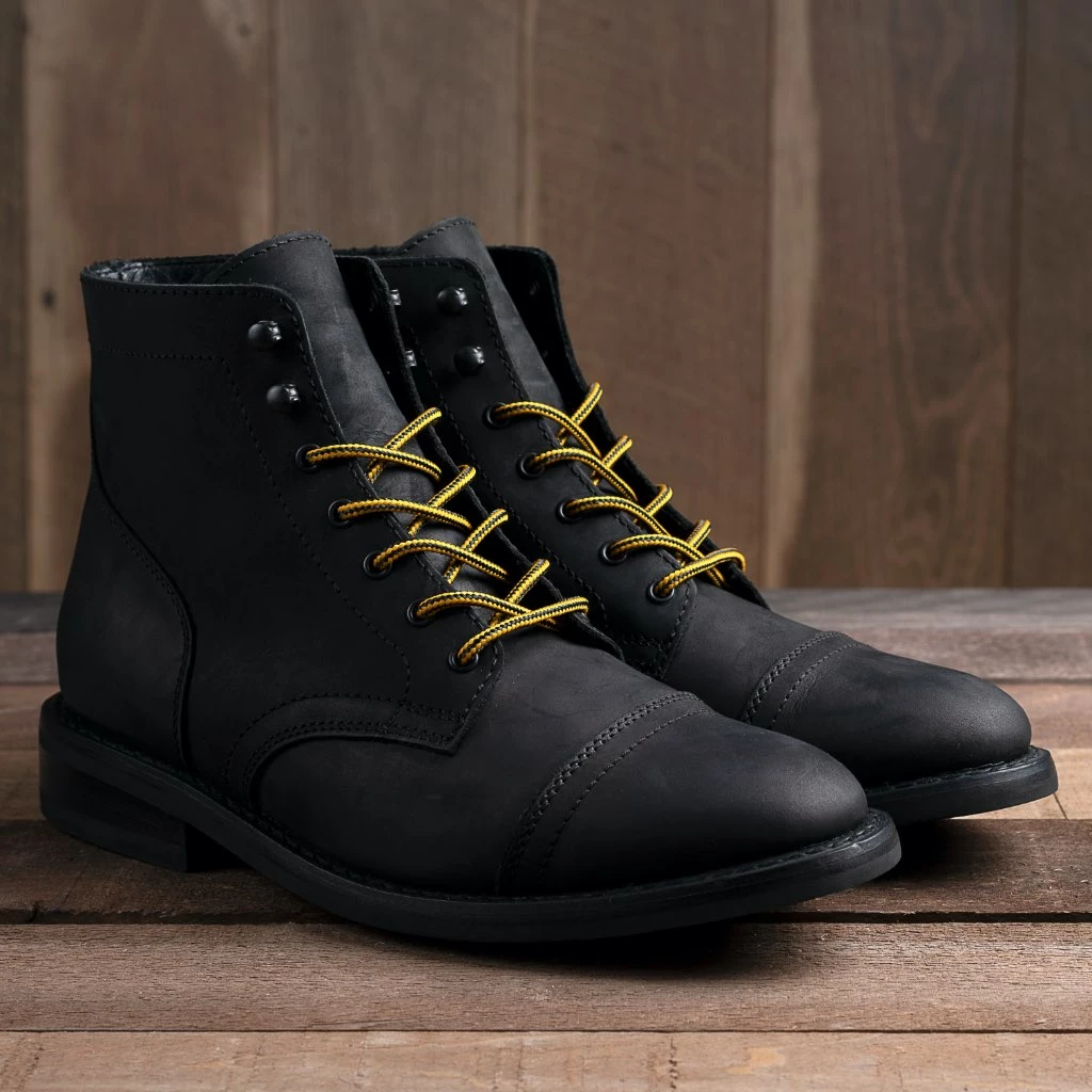 Thursday Boots - Accessories Kevlar® Blend Laces | Black + Yellow 5 Thursday Boots - Accessories Kevlar® Blend Laces | Black + Yellow