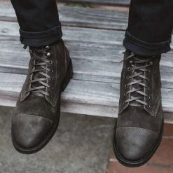 Thursday Boots - Men's Captain | Dark Olive Suede