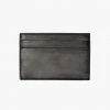 Thursday Boots - Accessories Leather Card Holder | Distressed Grey