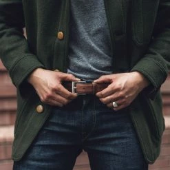 Thursday Boots - Accessories Men's Classic Leather Belt | Arizona Adobe Belts & Wallets