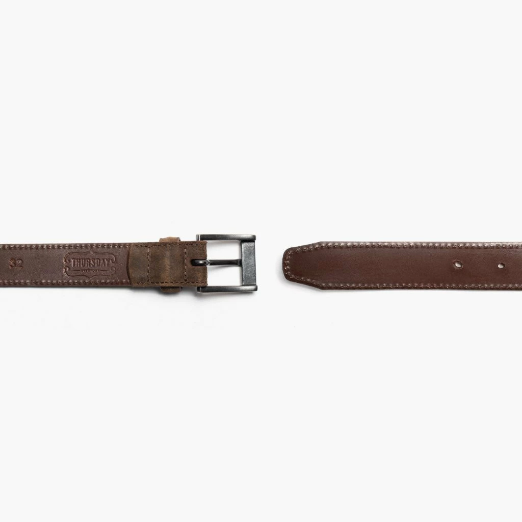 Thursday Boots - Accessories Men's Classic Leather Belt | Mocha 5 Thursday Boots - Accessories Men's Classic Leather Belt | Mocha
