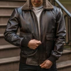 Thursday - Men's Jackets Flight Jacket | Black Coffee