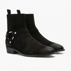 Thursday Boots - Men's Harness | Black Suede