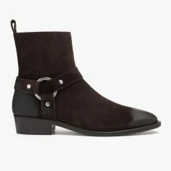 Thursday Boots - Men's Harness | Dark Brown Suede