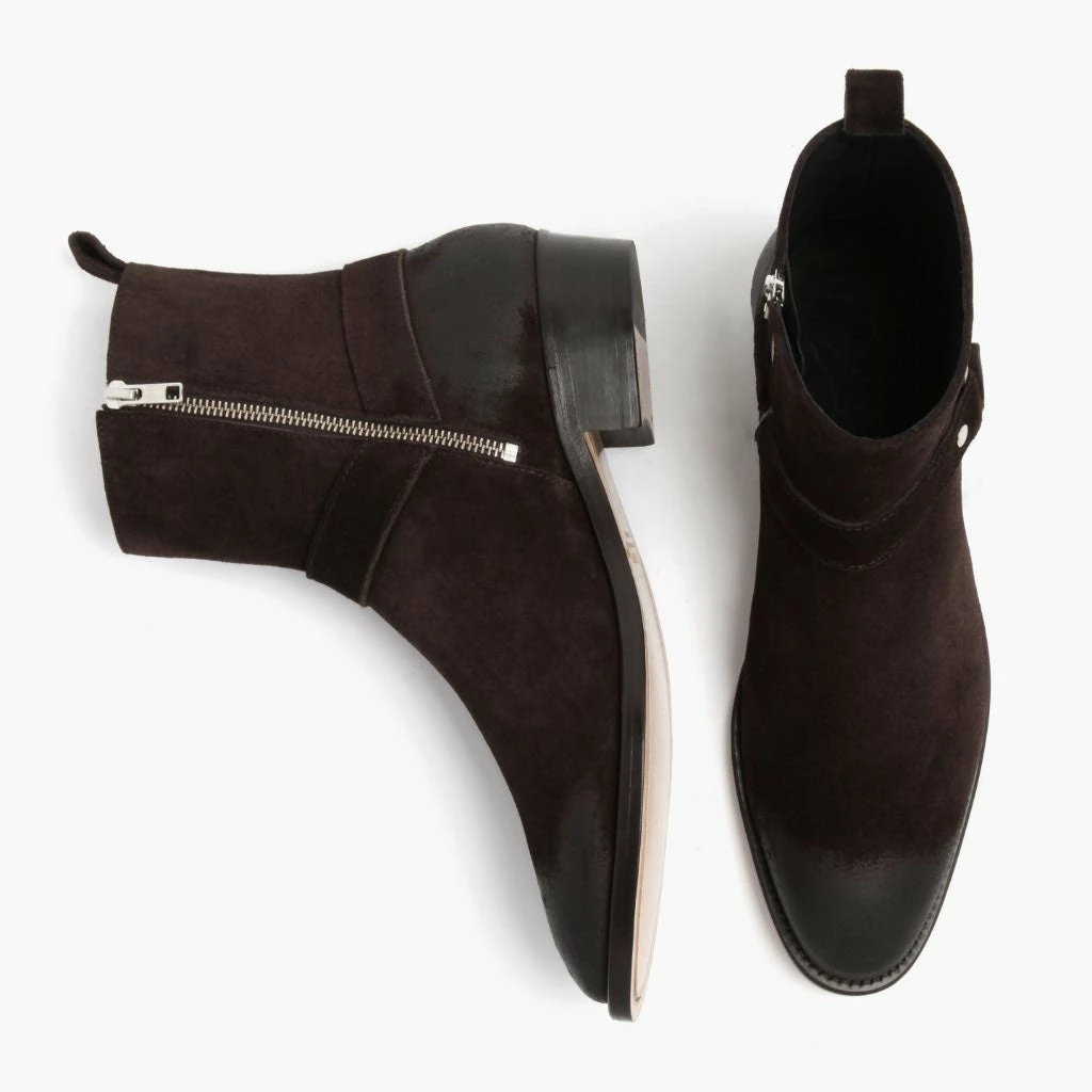 Thursday Boots - Men's Harness | Dark Brown Suede 5 Thursday Boots - Men's Harness | Dark Brown Suede
