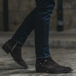 Thursday Boots - Men's Harness | Dark Brown Suede 16 Thursday Boots - Men's Harness | Dark Brown Suede