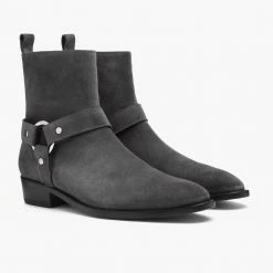 Thursday Boots - Men's Harness | Grey Suede