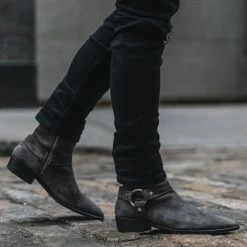 Thursday Boots - Men's Harness | Grey Suede