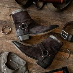 Thursday Boots - Men's Harness | Dark Brown Suede 17 Thursday Boots - Men's Harness | Dark Brown Suede
