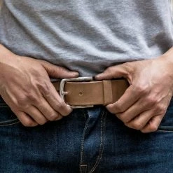 Thursday Boots - Accessories Men's Heritage Leather Belt | Natural Vachetta