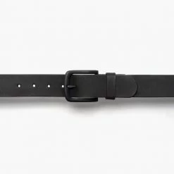 Thursday Boots - Accessories Men's Heritage Leather Belt | Black Matte