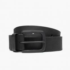 Thursday Boots - Accessories Men's Heritage Leather Belt | Black Matte
