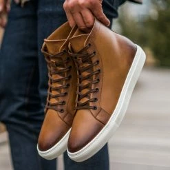 Thursday Boots - Men's Sneakers Premier High Top | Toffee