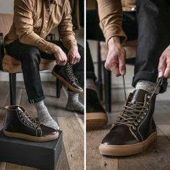 Thursday Boots - Men's Sneakers Premier High Top | Cacao