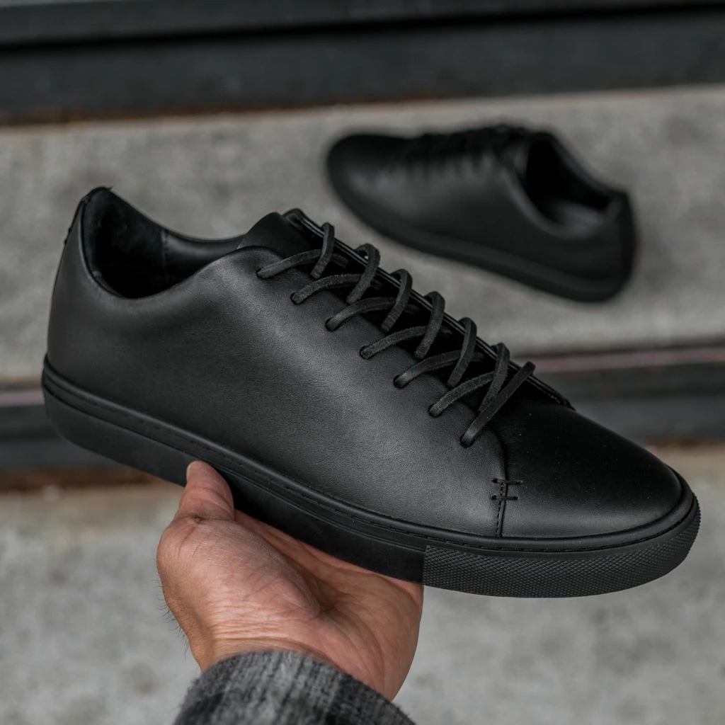 Thursday Boots - Men's Sneakers Premier Low Top | Black Vachetta New Arrivals 10 Thursday Boots - Men's Sneakers Premier Low Top | Black Vachetta New Arrivals