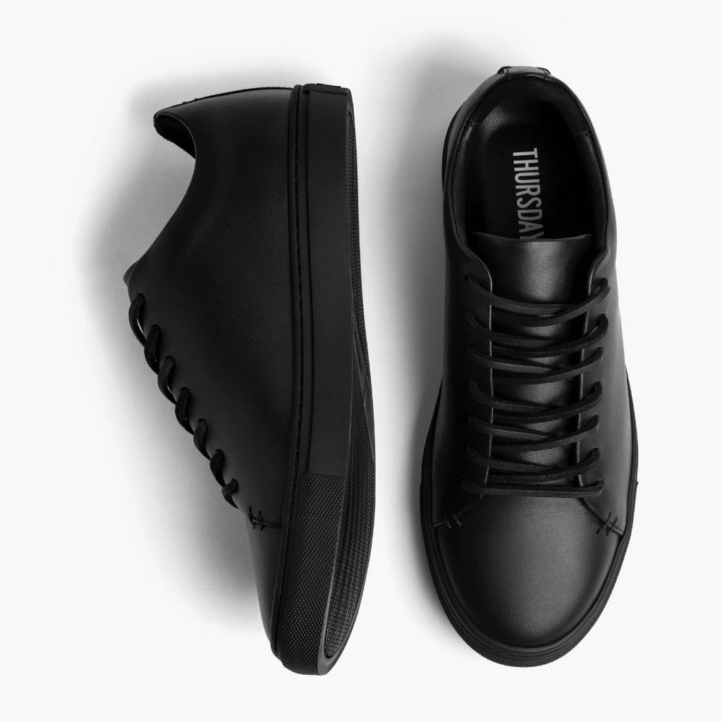 Thursday Boots - Men's Sneakers Premier Low Top | Black Vachetta New Arrivals 7 Thursday Boots - Men's Sneakers Premier Low Top | Black Vachetta New Arrivals