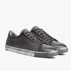 Thursday Boots - Men's Sneakers Premier Low Top | Distressed Grey