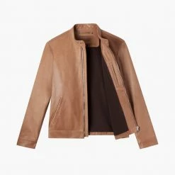 Thursday - Men's Jackets Racer Jacket | Natural