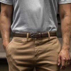 Thursday Boots - Accessories Belts & Wallets Men's Refined Leather Belt | Black Coffee