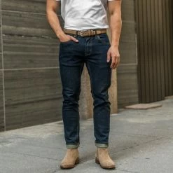 Thursday Boots - Accessories Men's Refined Leather Belt | Sandstone Belts & Wallets