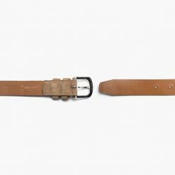 Thursday Boots - Accessories Men's Refined Leather Belt | Sandstone Belts & Wallets