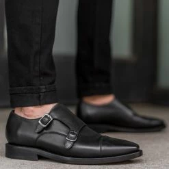 Thursday Boots - Men's Shoes Saint | Black Dress Shoes