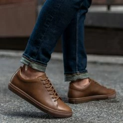 Thursday Boots - Men's Sneakers Premier Low Top | Hickory Vachetta