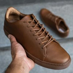 Thursday Boots - Men's Sneakers Premier Low Top | Hickory Vachetta