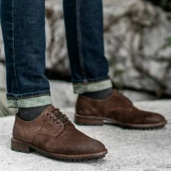 Thursday Boots - Men's Shoes Statesman - Lug Sole | Camel Dress Shoes