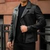 Thursday - Men's Jackets Motorcycle Jacket | Black 1 Thursday - Men's Jackets Motorcycle Jacket | Black