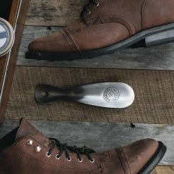 Thursday Boots - Accessories Cobbler's Choice Metal Shoe Horn | Antique Pewter Shoe Care & Laces