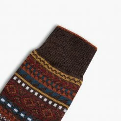 Thursday Boots - Accessories Men's Sodello Verona Sock | Bear Brown Socks