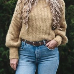 Thursday Boots - Accessories Women's Western Leather Belt | Brown