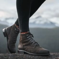 Thursday Boots - Women's Captain | Dark Olive Suede