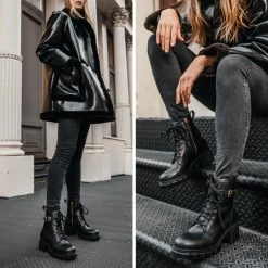 Thursday Boots - Women's Coda | Black & Gold 16 Thursday Boots - Women's Coda | Black & Gold