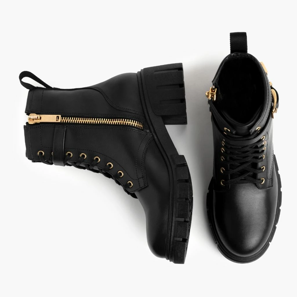 Thursday Boots - Women's Coda | Black & Gold 6 Thursday Boots - Women's Coda | Black & Gold