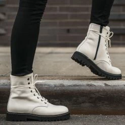 Thursday Boots - Women's Combat | Ecru