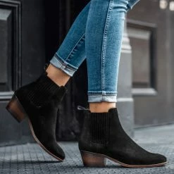 Thursday Boots - Women's Dreamer Bootie | Black Suede 13 Thursday Boots - Women's Dreamer Bootie | Black Suede