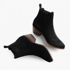 Thursday Boots - Women's Dreamer Bootie | Black Suede 11 Thursday Boots - Women's Dreamer Bootie | Black Suede