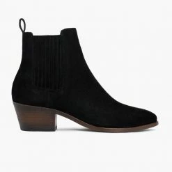 Thursday Boots - Women's Dreamer Bootie | Black Suede